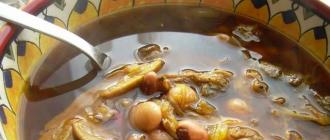 Суп грибной Что можно приготовить на грибном бульоне