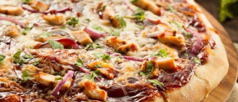 Мясная пицца в домашних условиях — рецепт с фото